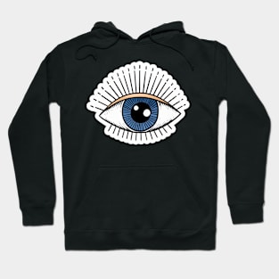 Retro evil eye design Hoodie